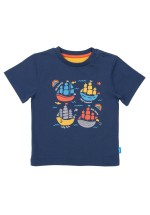 Kite Clothing (Boys) Navy Ship ahoy t-shirt 